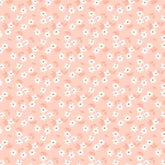 Daisy&Lilly-Scattered Flowers, Light Coral (Sold By 1/2 Meter)